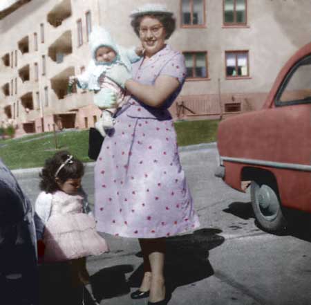 Colorized photo: Bitburg, Germany 1958